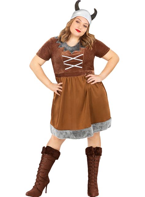 Womens Viking Costume Plus Size The Coolest Funidelia
