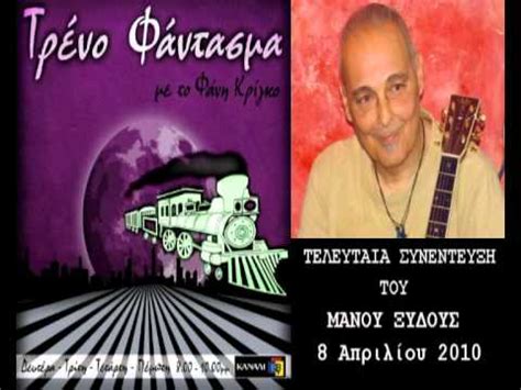 Γεννήθηκε στις 22 οκτωβρίου του 1937 στην αλεξάνδρεια (ή σύμφωνα με άλλες μαρτυρίες στη λάρνακα και λίγο αργότερα μετανάστευσαν οικογενειακώς στην αίγυπτο προς. ΜΑΝΟΣ ΞΥΔΟΥΣ στην τελευταία του συνέντευξη στην εκπομπή Τρένο Φάντασμα στο Κανάλι 6 - YouTube