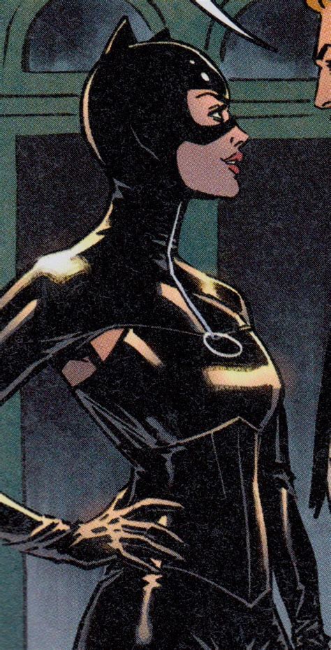 The Batman And Catwoman Face To Face In An Animated Comic Scene With