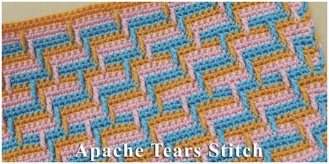Crochet Apache Tears Stitch Crochet Kingdom