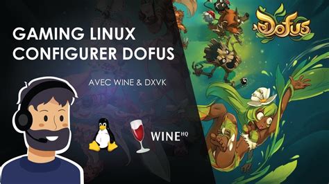 Gaming Linux Configurer Dofus Wine Dxvk Youtube