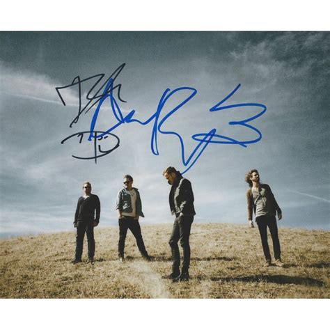 To form a mental picture or image of: Autographe IMAGINE DRAGONS (Photo dédicacée)