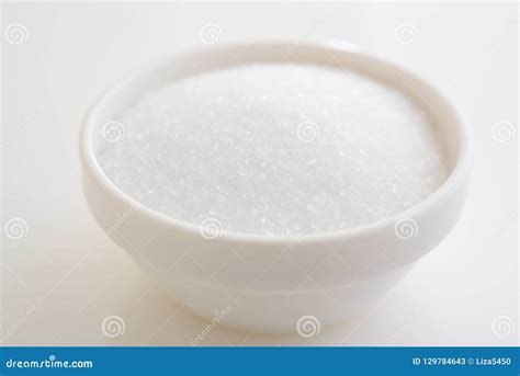White Sugar Stock Image Image Of Grained Granulated 129784643