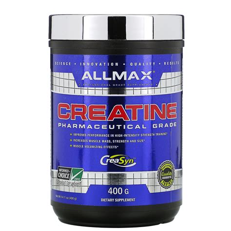 Creatine Pharmaceutical Grade Allmax Nutrition The Health Source