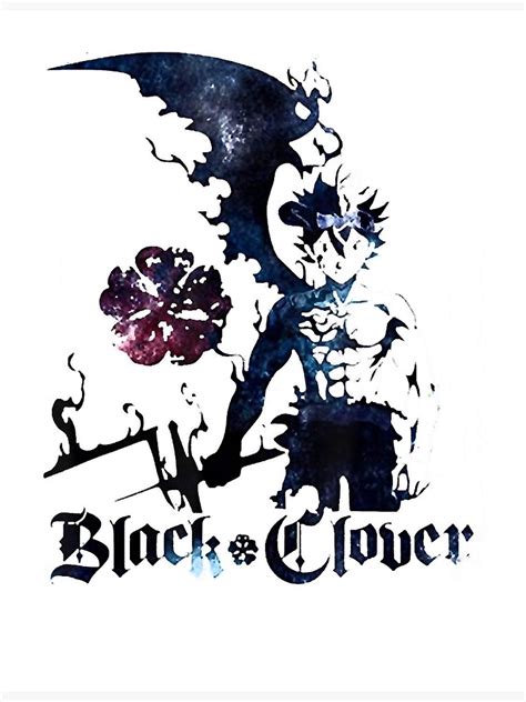 Asta Black Clover Black Bulls Guild Poster By Bakeryboronia Redbubble