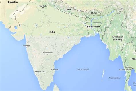 Map Of India And Bhutan Map Of World