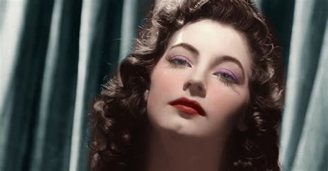 Colors For A Bygone Era Young Ava Gardner Colorized From A Late 1940s