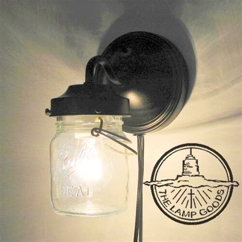 Mason Jar Wall Sconce Lighting Fixture Farmhouse Bathroom Etsy