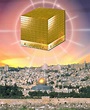 New Jerusalem, Above Old Jerusalem with Dome of the Rock | Heaven pictures, Biblical artwork ...