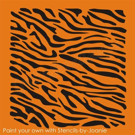 Zebra Stencil Animal Print Design Safari Zoo Jungle Stripe Background
