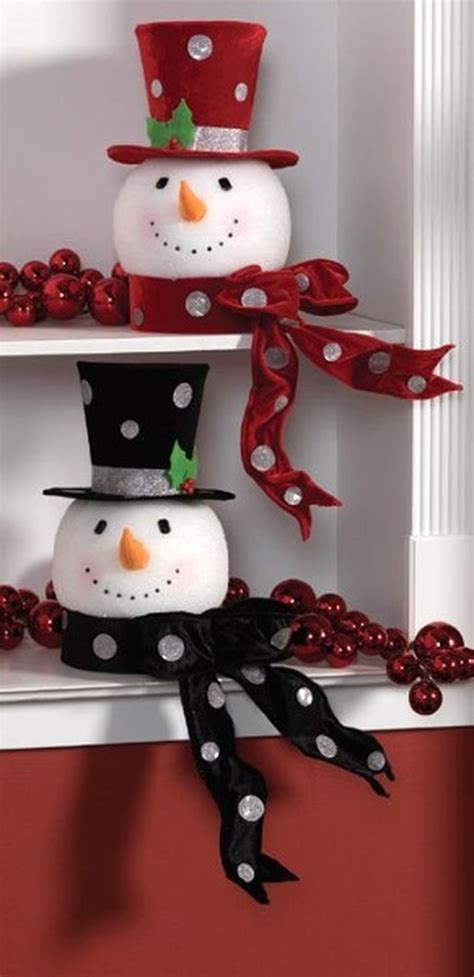 Cute And Cool Snowman Christmas Decoration Ideas Snowman Christmas