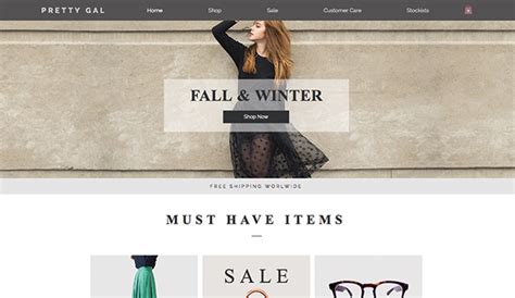 Fashion And Clothing Website Templates Online Store Wix