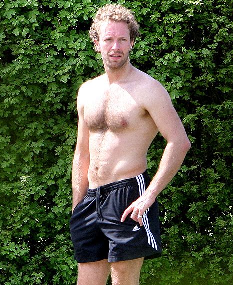 Chris Martin Goes Shirtless Reveals Buff Bod Cupping Marks Pictures Us Weekly