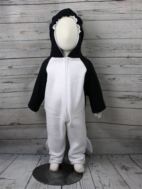 Orca Fleece Child And Youth Costume Killer Whale Costume Etsy