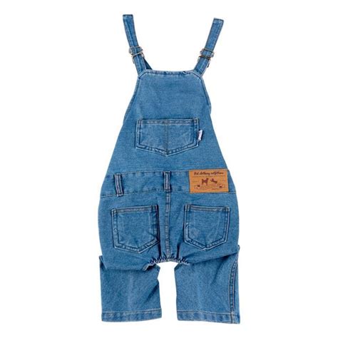 Dog Denim Dungarees Dog Overalls Patternfrench Bulldog In Clothes