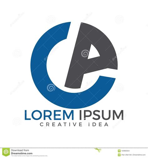 Ca Modern Letter Logo Design Stock Vector Illustration Of Modern