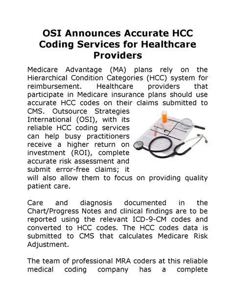 Apr 02, 2020 · the icd codes are listed under diagnosis or dx, while other codes are typically cpt codes for services rendered. Osi announces accurate hcc coding services for healthcare ...
