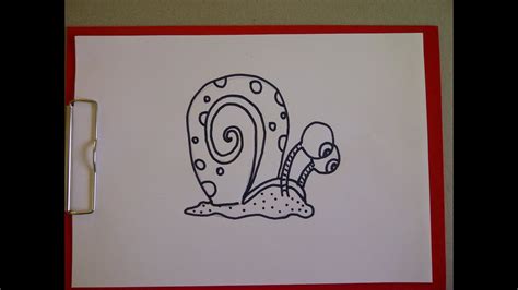Das arbeitsbuch bietet einfache übungen und schöne bilder zum zeichnen für anfänger mit bleistift, feder und tusche. Spongebob Schwammkopfs Schnecke Gary malen. Zeichnen ...