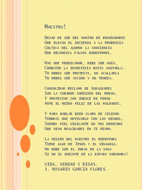 Poemas Al Maestro Imagui
