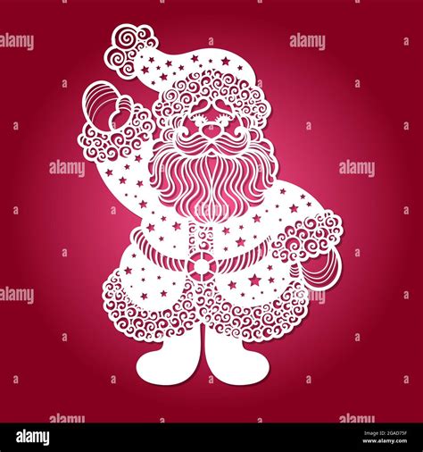 santa claus template cut out