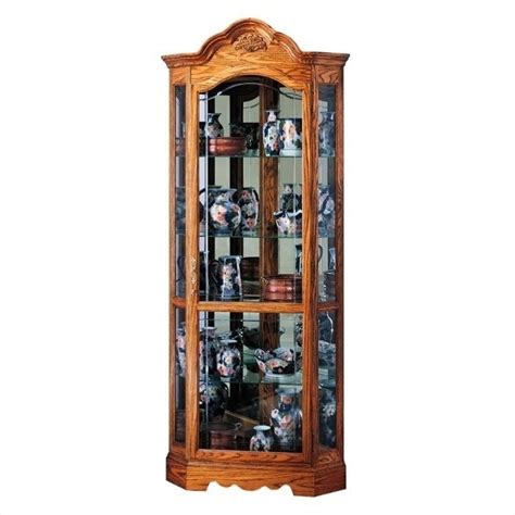 Howard Miller Wilshire Corner Display Curio Cabinet