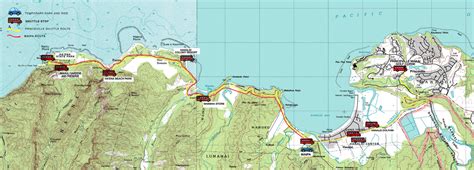 Kauai Bus Map