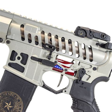 Tss Custom Ar 15 Skeletonized 3g Competition Rifle Texas Nickel Texas