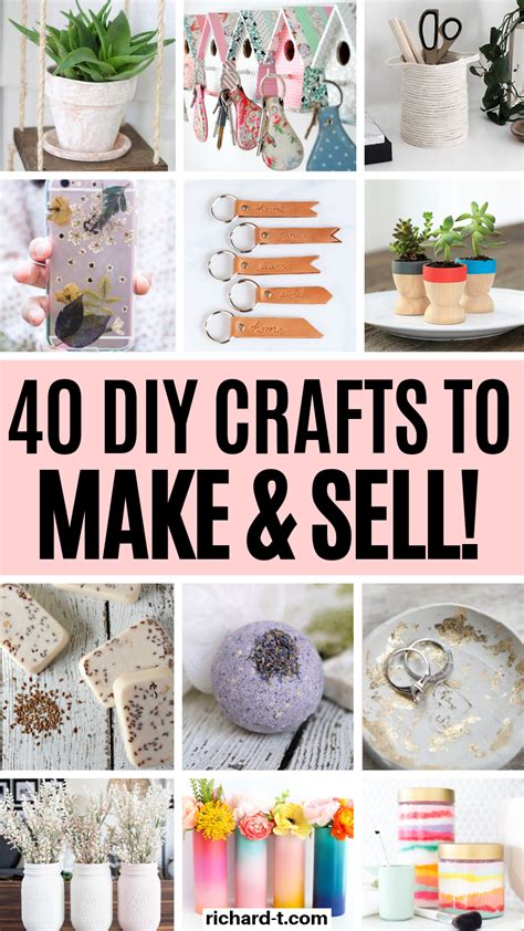 40 Easy And Fun Diy Crafts To Make And Sell That You Need To Try If You Are Looking At Ma