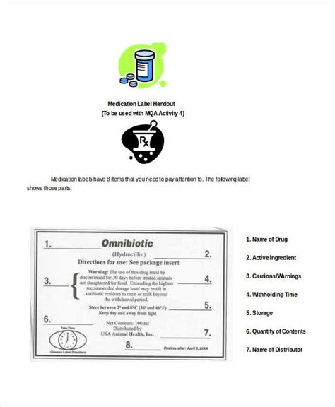 Comments and help with drug facts label template. Word Label Template - 6+ Free Word Documents Download | Free & Premium Templates