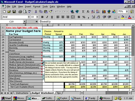 7 Excel Spreadsheet Household Budget Excel Spreadsheets