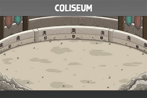 Battle Arena Game Backgrounds By Free Game Assets Gui Sprite Tilesets