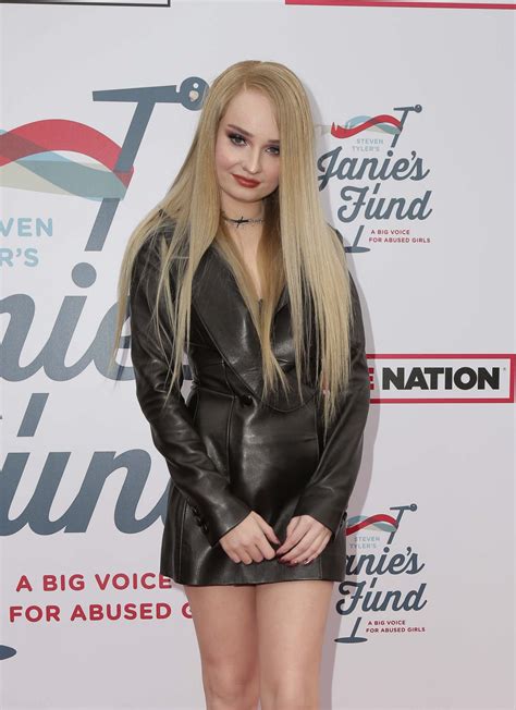 Kim Petras At Steven Tylers GRAMMY Awards Viewing Party Leather Dress