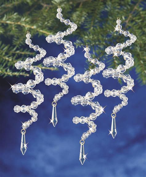 Beadery Holiday Ornament Kit Crystal Spiral #7333 #christmasdecorations