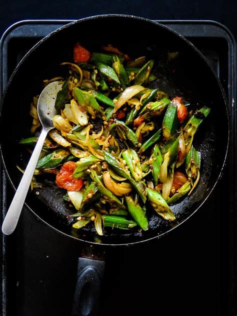 Mashed bananas combined with flour and other ingredients to make a batter and then fried until golden brown. Sri Lankan Lady's fingers(okra) stir-fry, a vegan ...