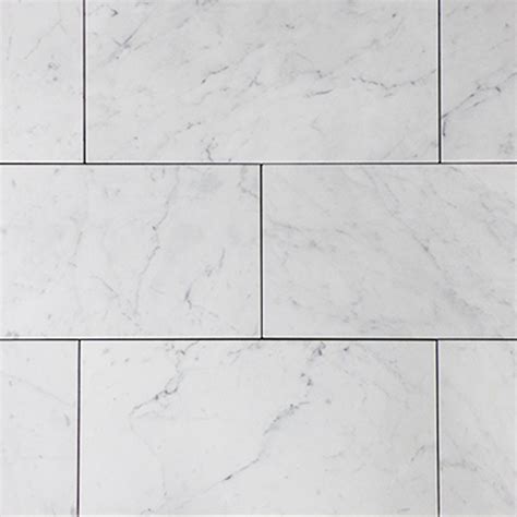 6 X 12 Carrara White Marble Subway Tile Polished