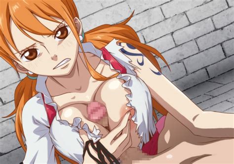 Kyabakurabakufu Nami One Piece One Piece Boy Girl Alternate Costume Angry Bare Arms