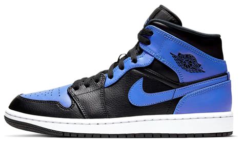 Nike Jordan 1 Mid Hyper Royal Blue Gs Soldsoles
