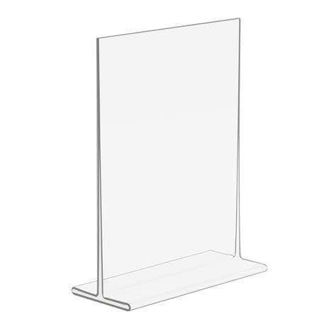 5x7 top loading double sided acrylic sign holder buy acrylic displays shop acrylic pop