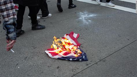 Flag Burning President Donald Trump Calls For Supreme Court To Reconsider Flag Burning Laws