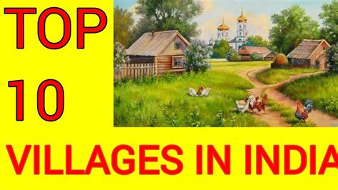 Top 10 Village In India Most Beautiful Villages In India Youtube