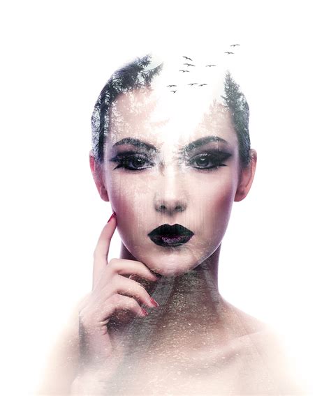 Photoshop Tutorial Double Exposure Effect Design With Red