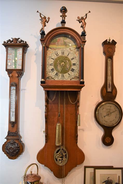 Antique Dutch Wall Clock Staartklok Dutch Antiques