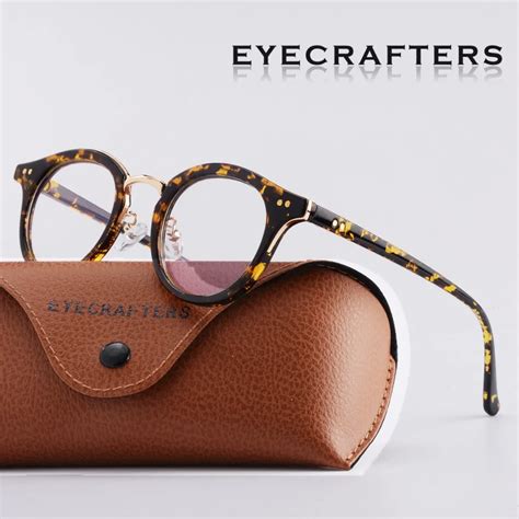 eyewear unisex vintage eyeglasses frames mans eyecrafters retro round womens eyeglass frames