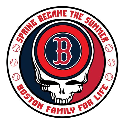 Boston Red Sox Grateful Dead Mashup Logo in 2020 | Boston family, Boston red sox, Chicago cubs logo