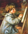 Portrait of Claude Renoir Painting - Pierre-Auguste Renoir - WikiArt ...