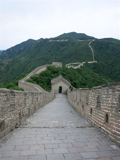 Gambar Gunung Tengara Benteng Beijing Reruntuhan Tembok Besar