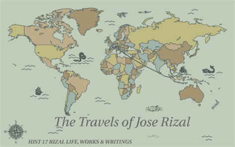 Jose Rizal Travel Timeline