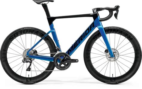 Merida Reacto Disc 8000 E Road Bike 2021 Light Blue Black