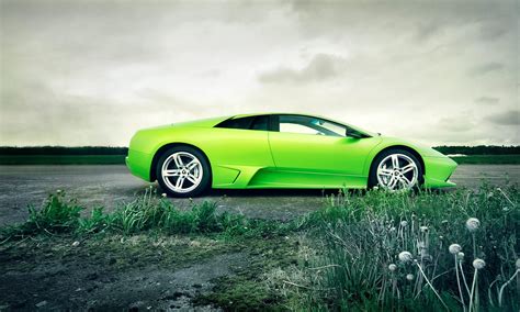 Cool Green Car Hd Desktop Wallpaper Widescreen High Definition