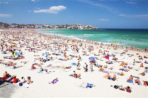 Crowded Bondi Beach Sydney Australia Photograph By Matteo Colombo Pixels